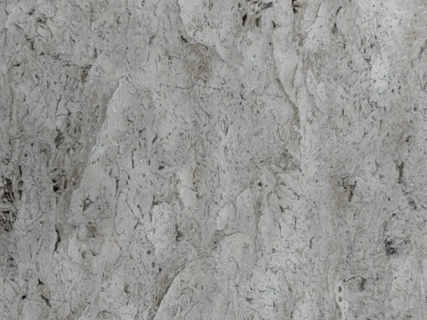 Gray Travertine Tile & Pavers - Textured Silver Natural Stone