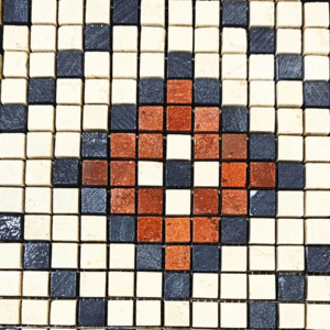 Geometric Diamond Pattern Natural Stone Mosaic Tile