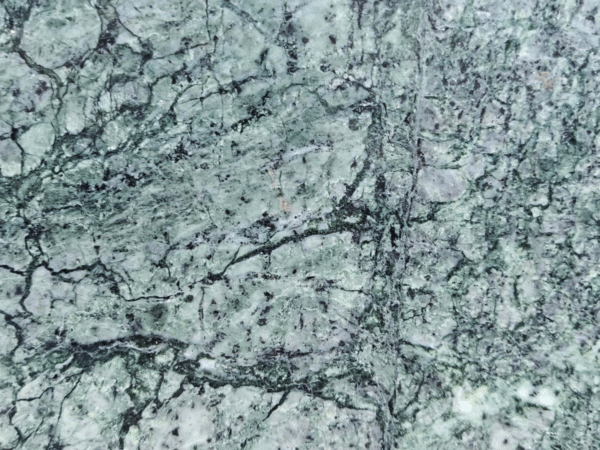 Exotic Forest Green Marble Slab | Intense Black Vein Statement Stone