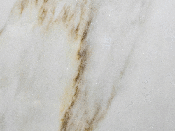 Premium White Marble Slab with Soft Gold Veins | Classic Calacatta-Style Stone