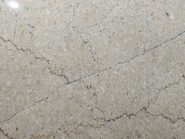 Durable Beige Quartzite/Granite Slab | Fissured Light Tan Countertop Stone