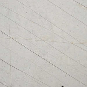 Minimalist Light Gray Stone Tile | Low-Movement Linear Etched Finish
